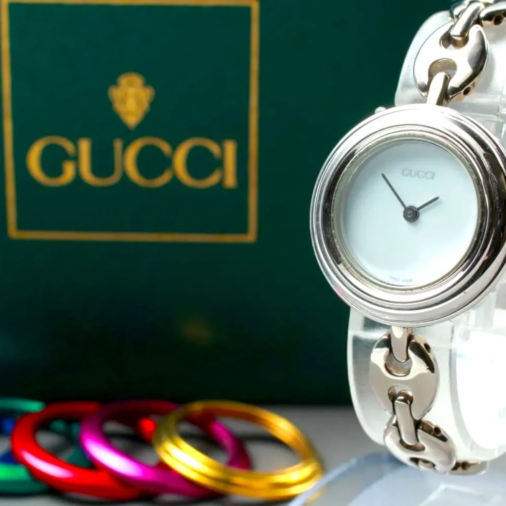 Gucci Silver Bracelet Watch Collectible